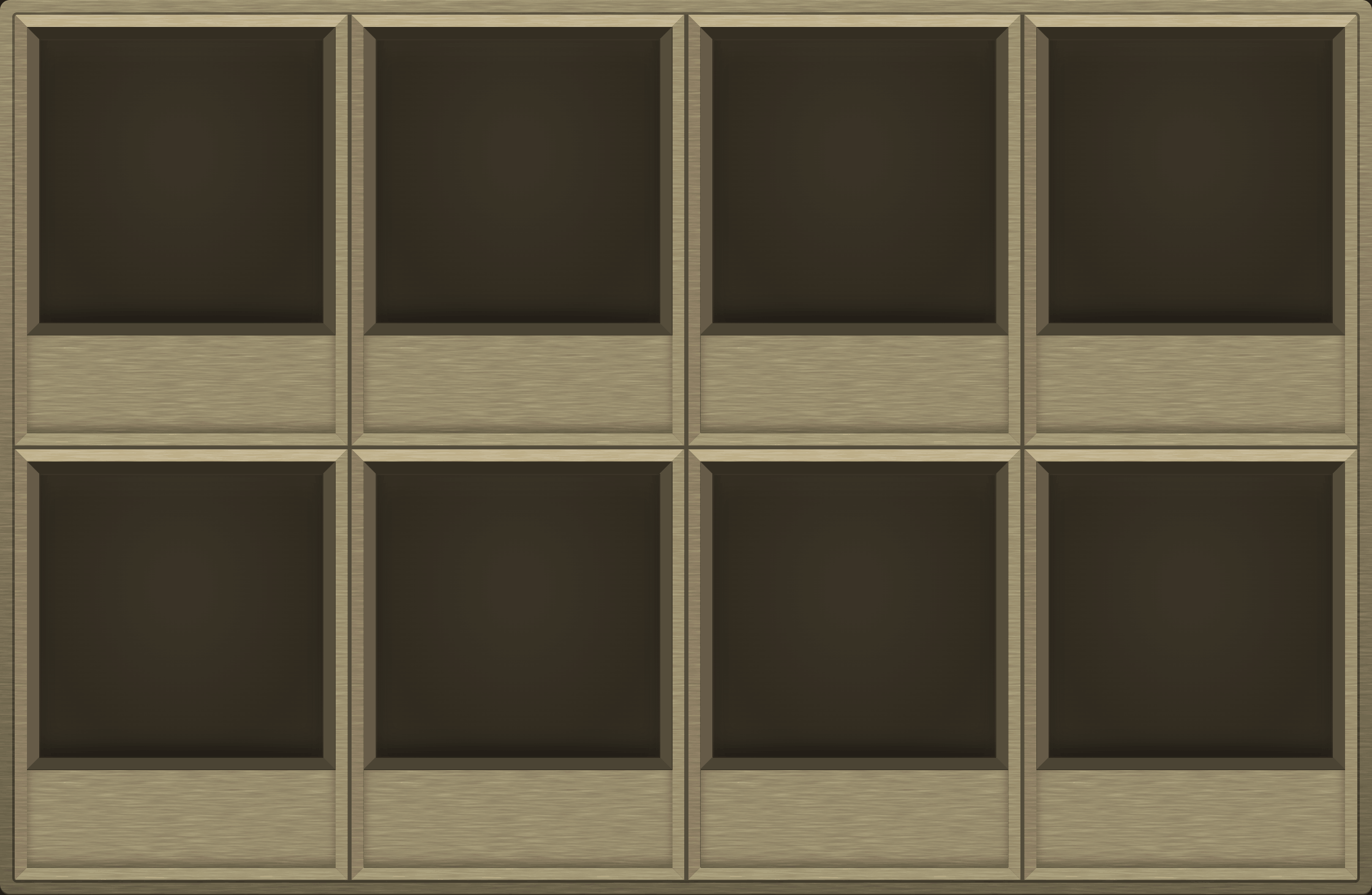 Desert Khaki Display Case (2x4)